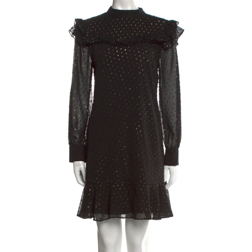 Ted Baker Black & Gold Dress